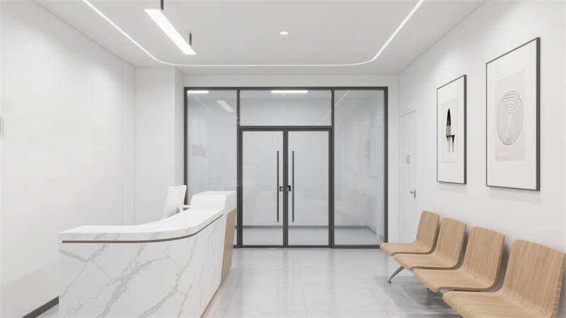 合肥醫(yī)院設(shè)計(jì)：口腔診療空間方案，簡約化專業(yè)氛圍